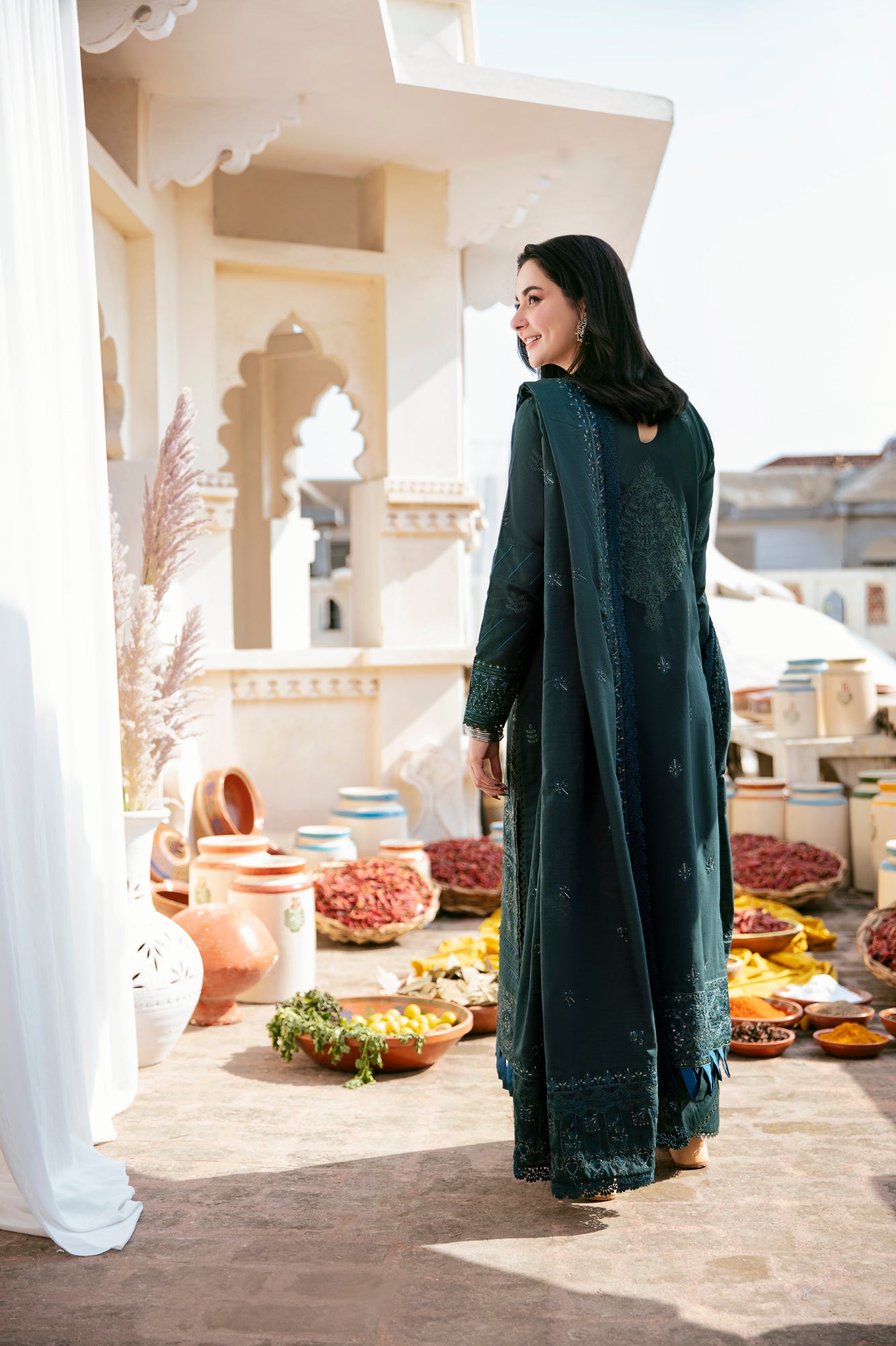 3PC Embroidered Khaddar FLK -1A