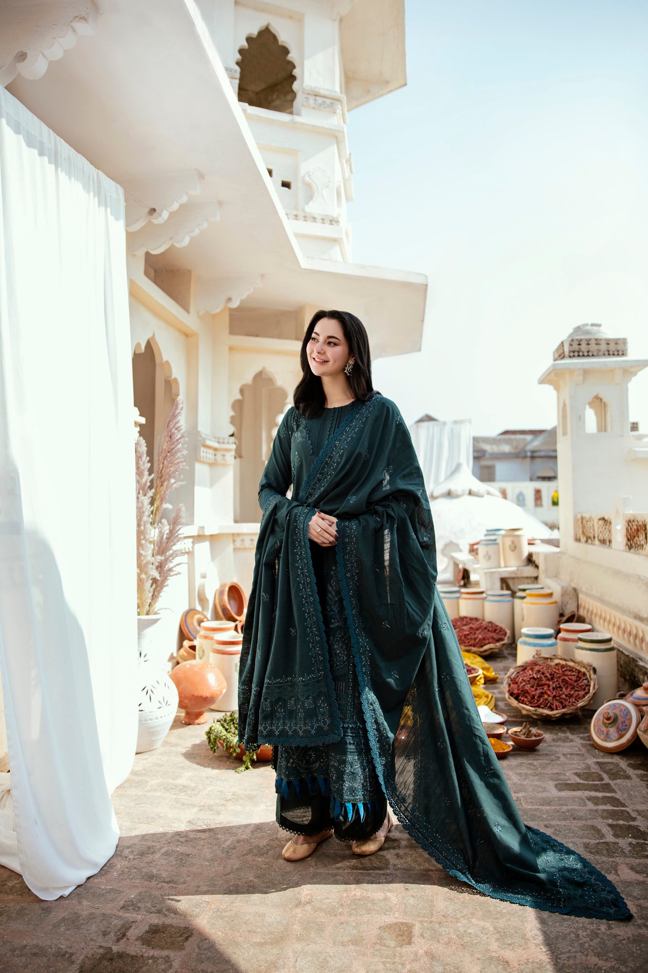 3PC Embroidered Khaddar FLK -1A
