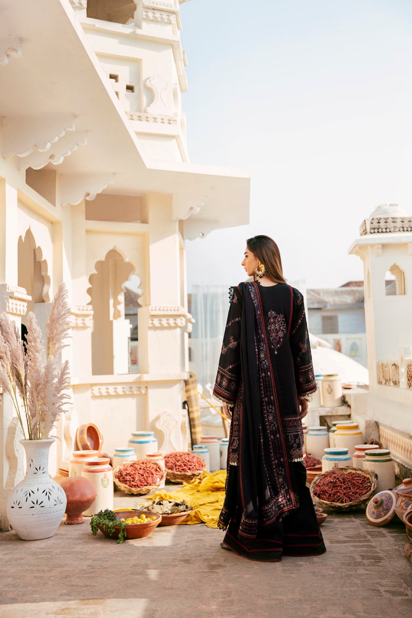 3PC Embroidered Khaddar FLK -6A