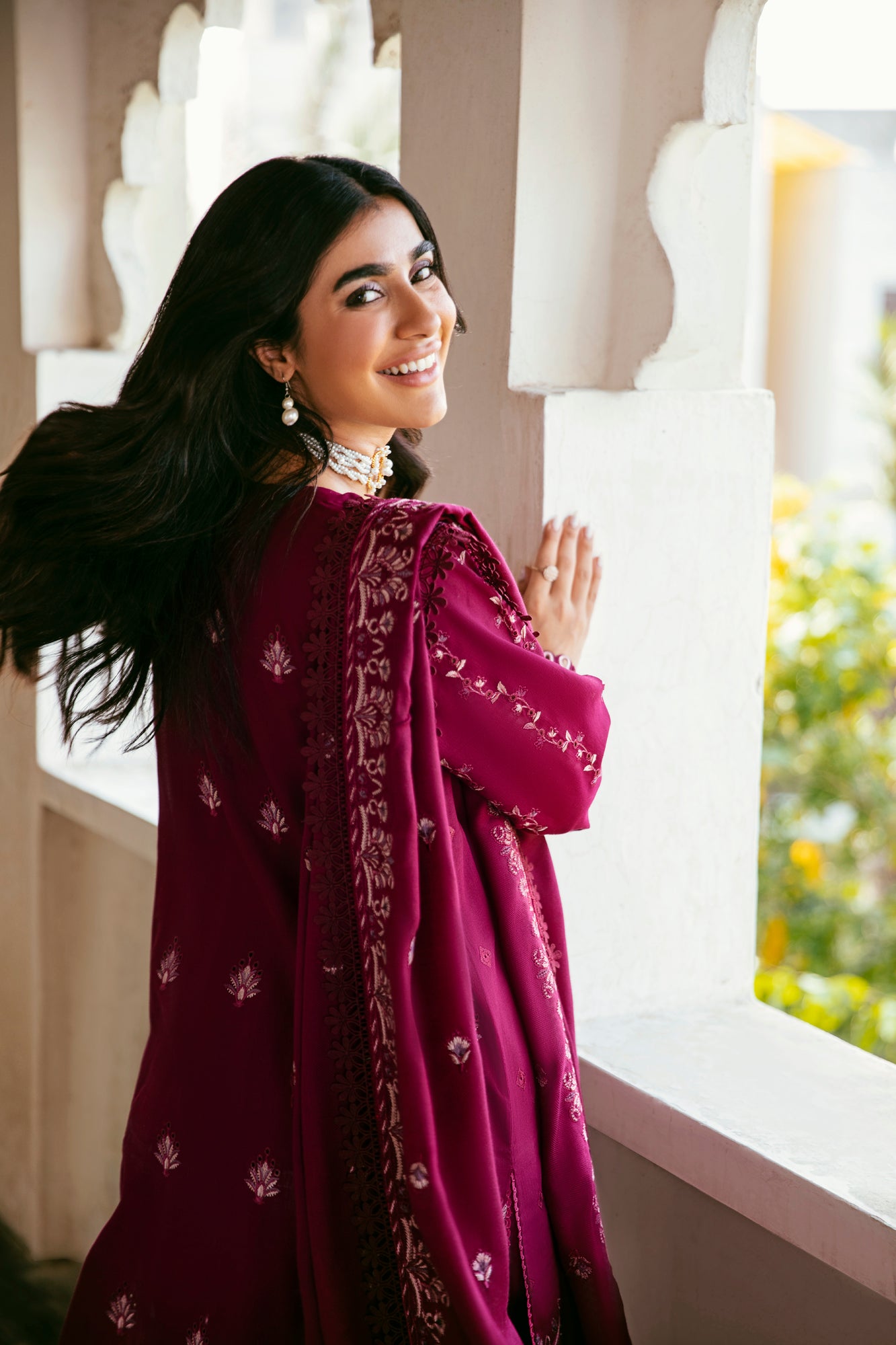 3PC Embroidered Khaddar FLK -4B