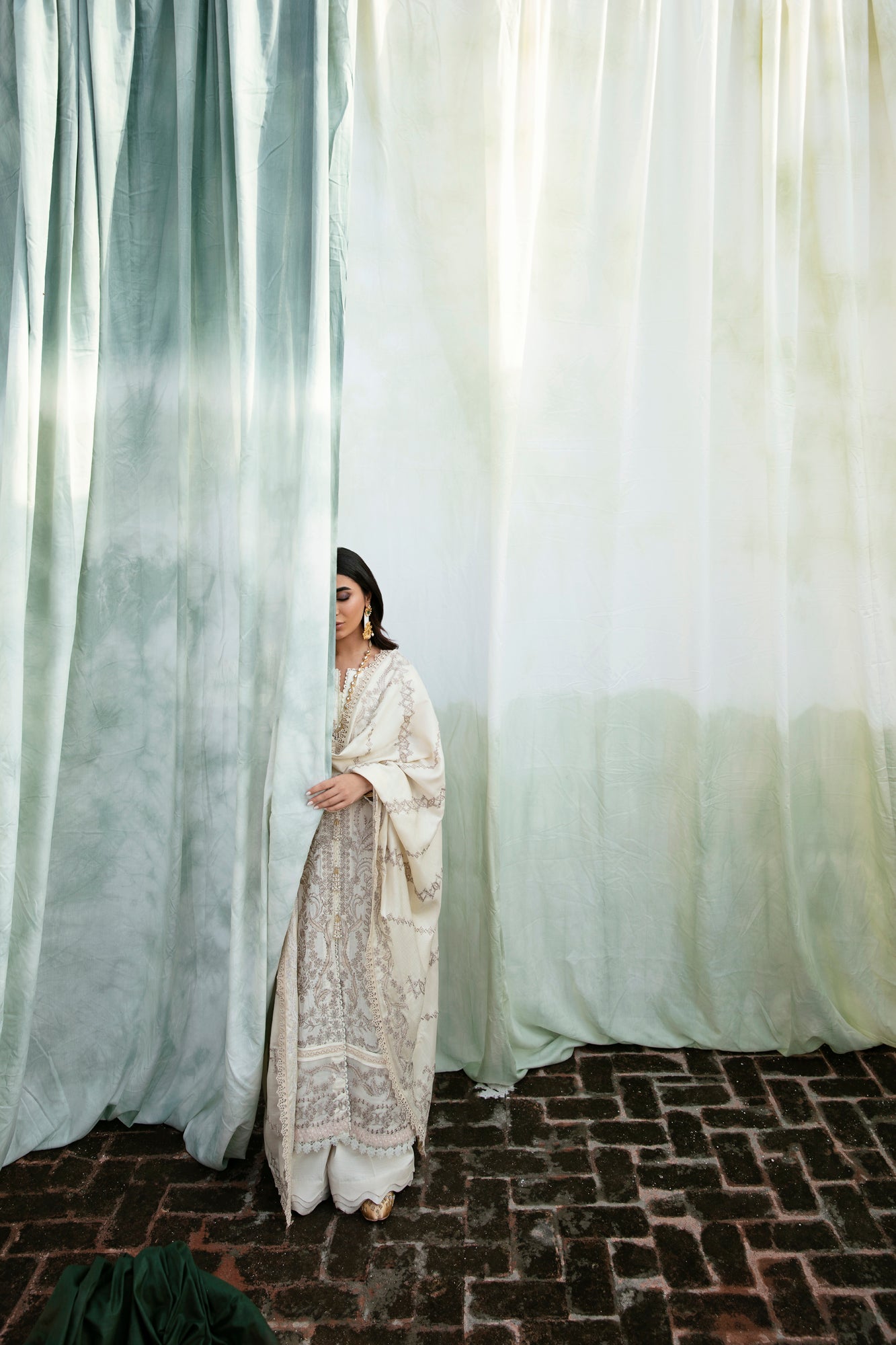 3PC Embroidered Khaddar FLK -7A