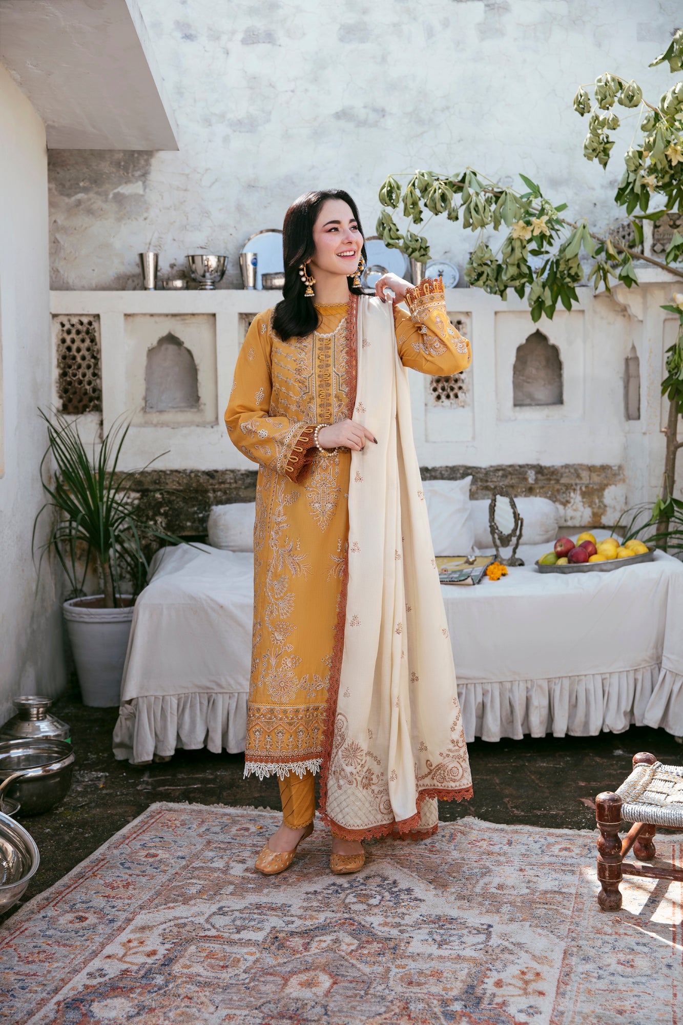 3PC Embroidered Khaddar FLK -2B