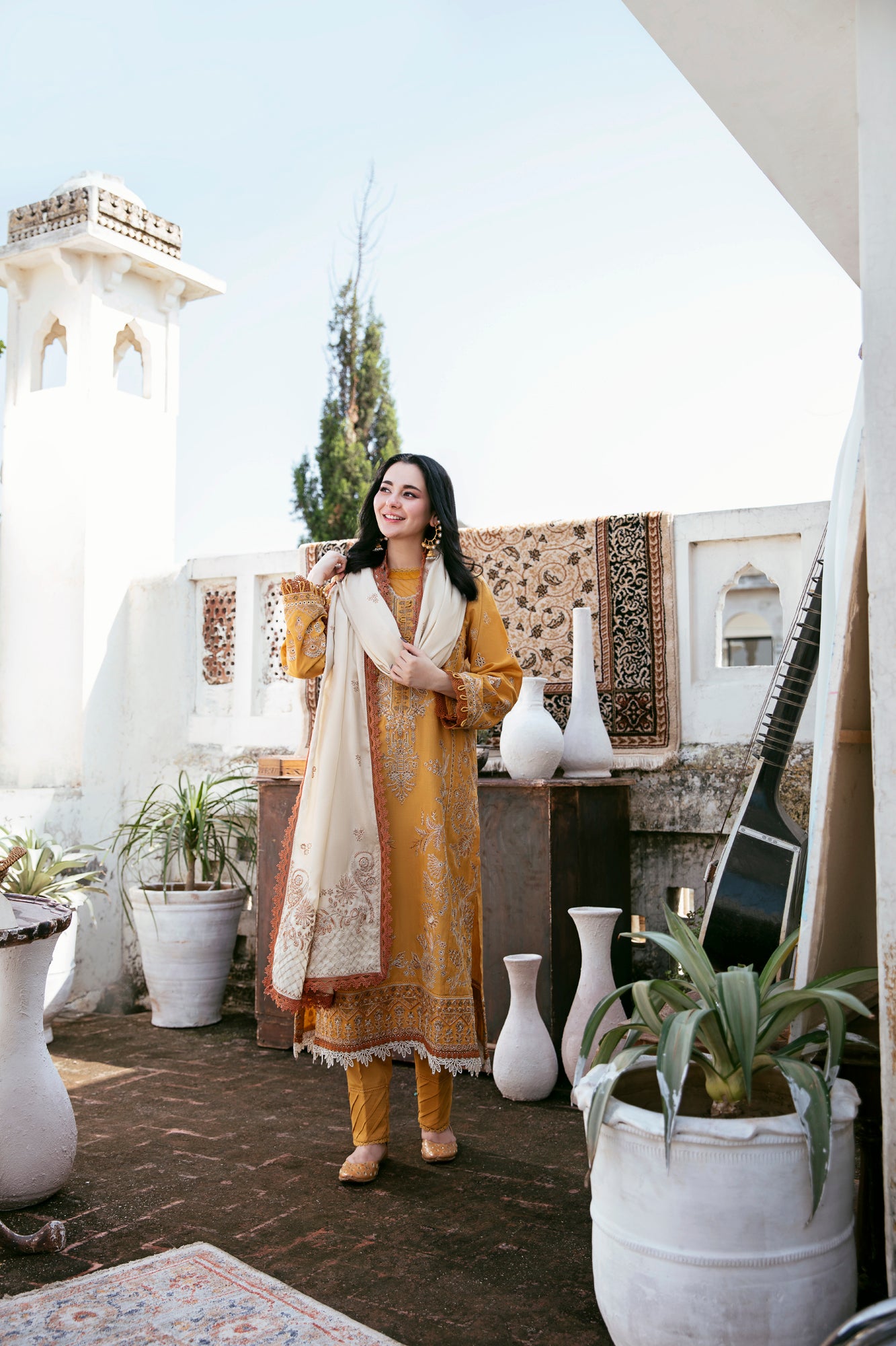 3PC Embroidered Khaddar FLK -2B