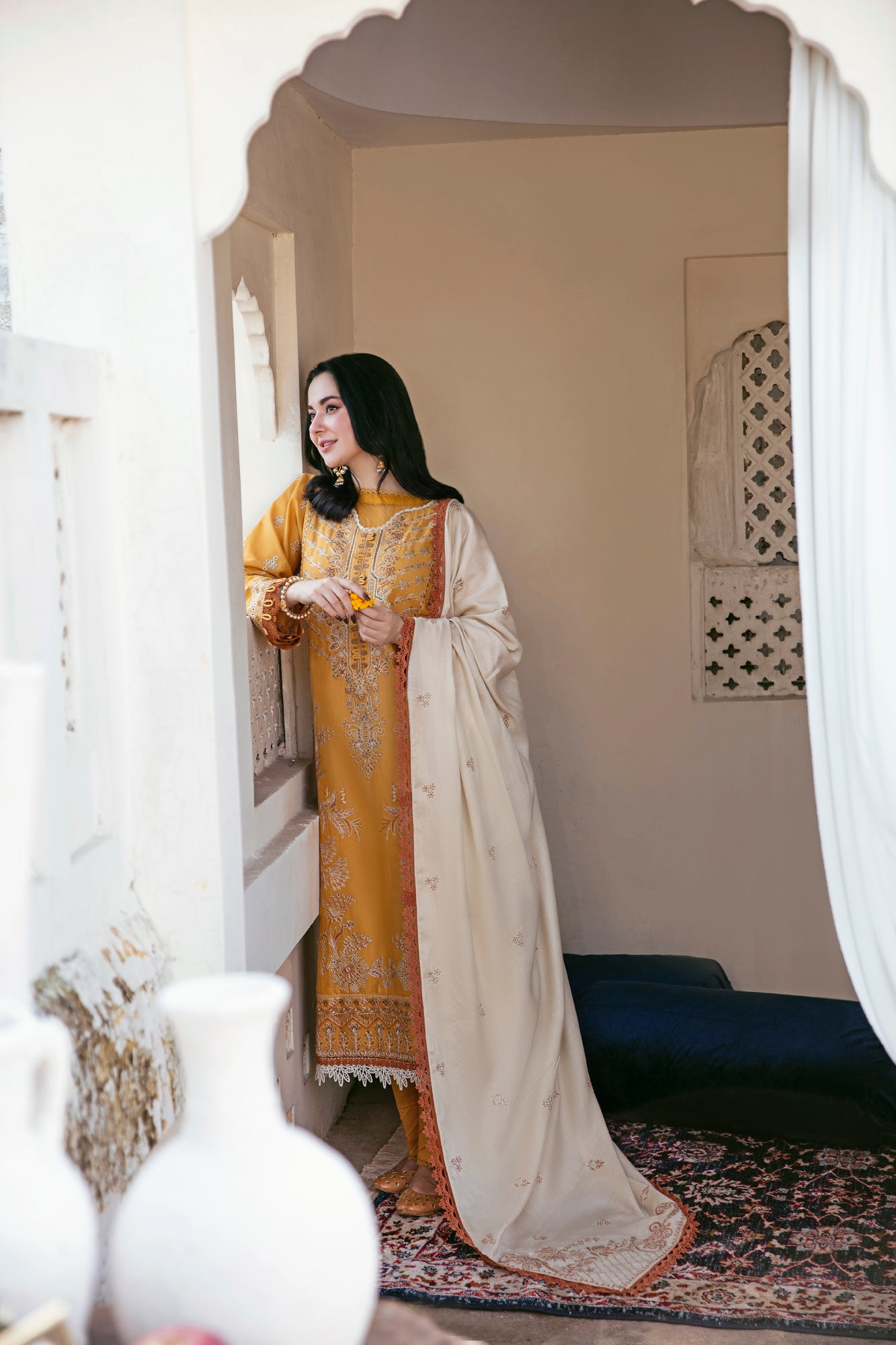 3PC Embroidered Khaddar FLK -2B