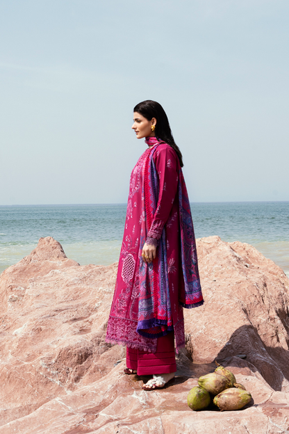 3PC Embroidery Lawn FEE - 2A