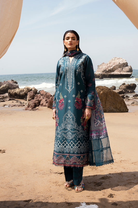 3PC Embroidery Lawn FEE - 1B
