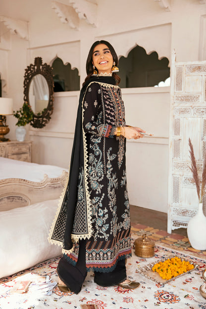 3PC Embroidered Khaddar FLK -2A