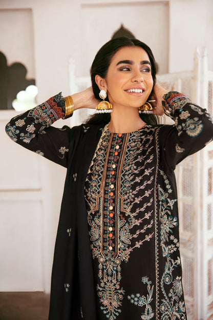 3PC Embroidered Khaddar FLK -2A