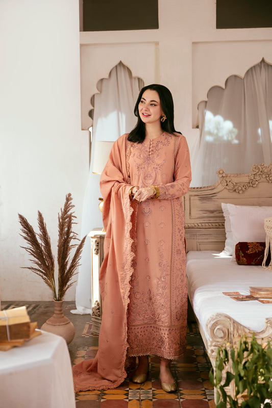 3PC Embroidered Khaddar FLK -5A