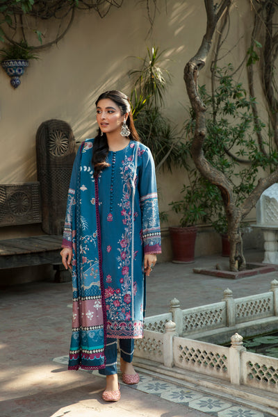 3PC Embroidery Silk Karandi FL-7A