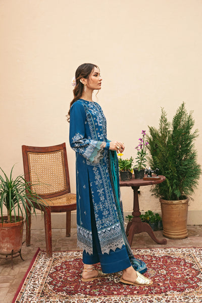 3pc Embroidered Lawn FFL - 5A