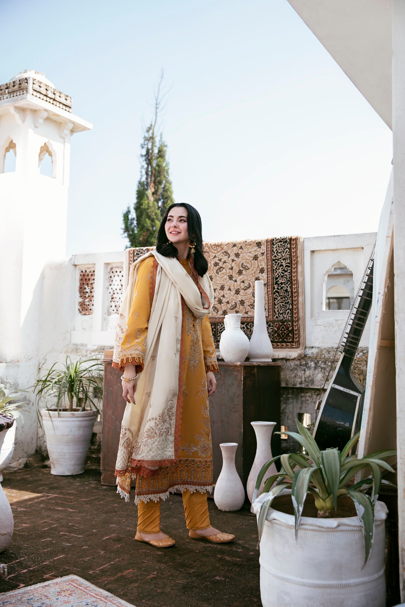 3PC Embroidered Khaddar FLK -2B