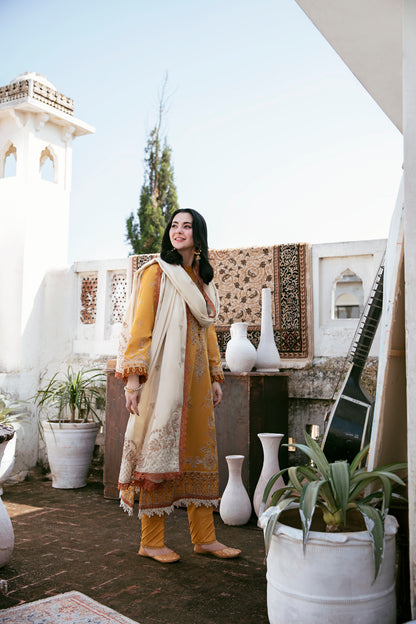 3PC Embroidered Khaddar FLK -2B